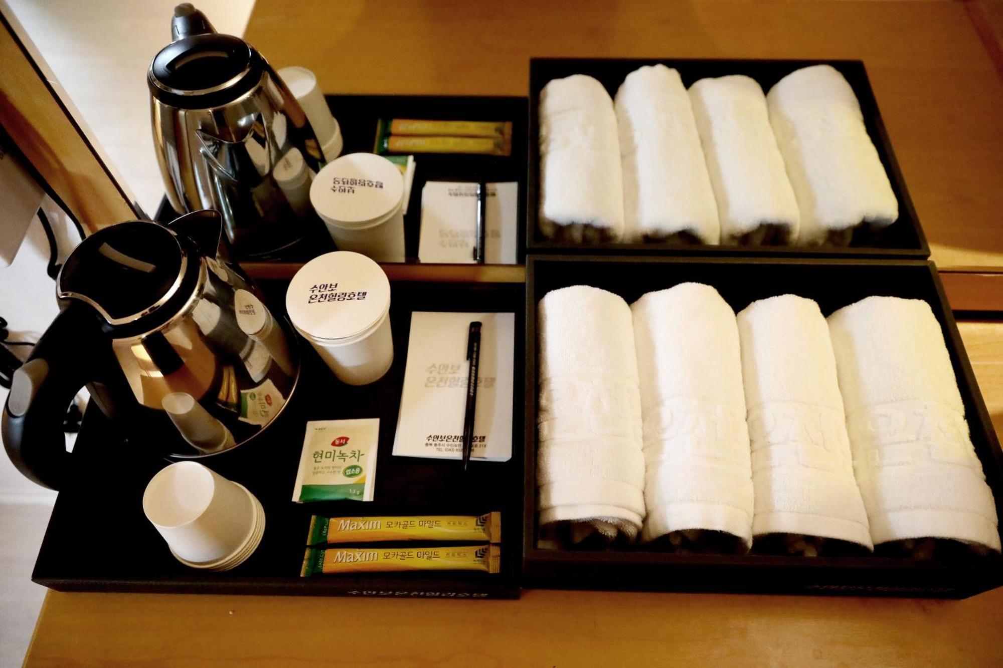 Suanbo Hot Spring Healing Hotel Chungju Esterno foto